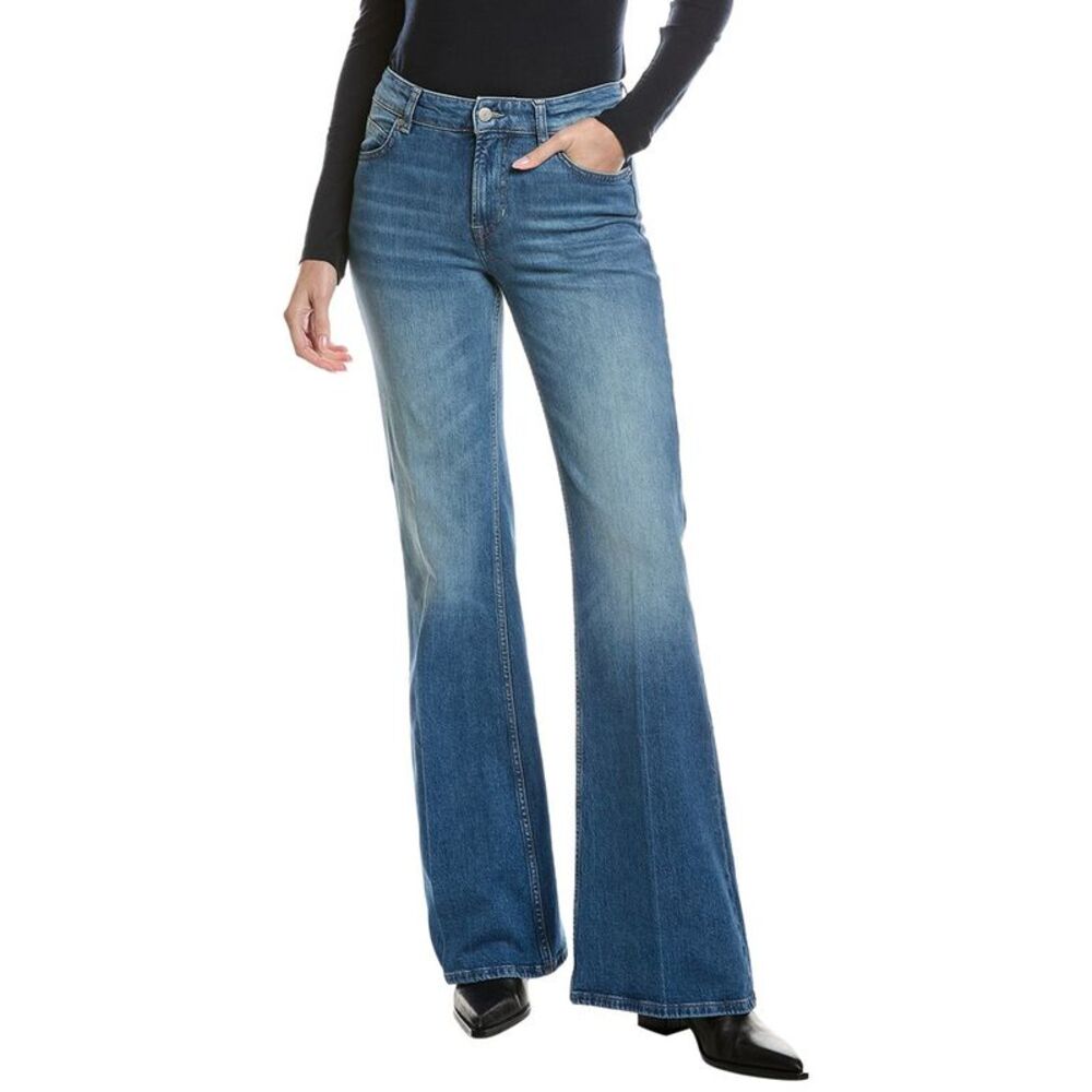Boss Hugo Boss Womens Soft Bootcut Low-Rise Jean, Blue